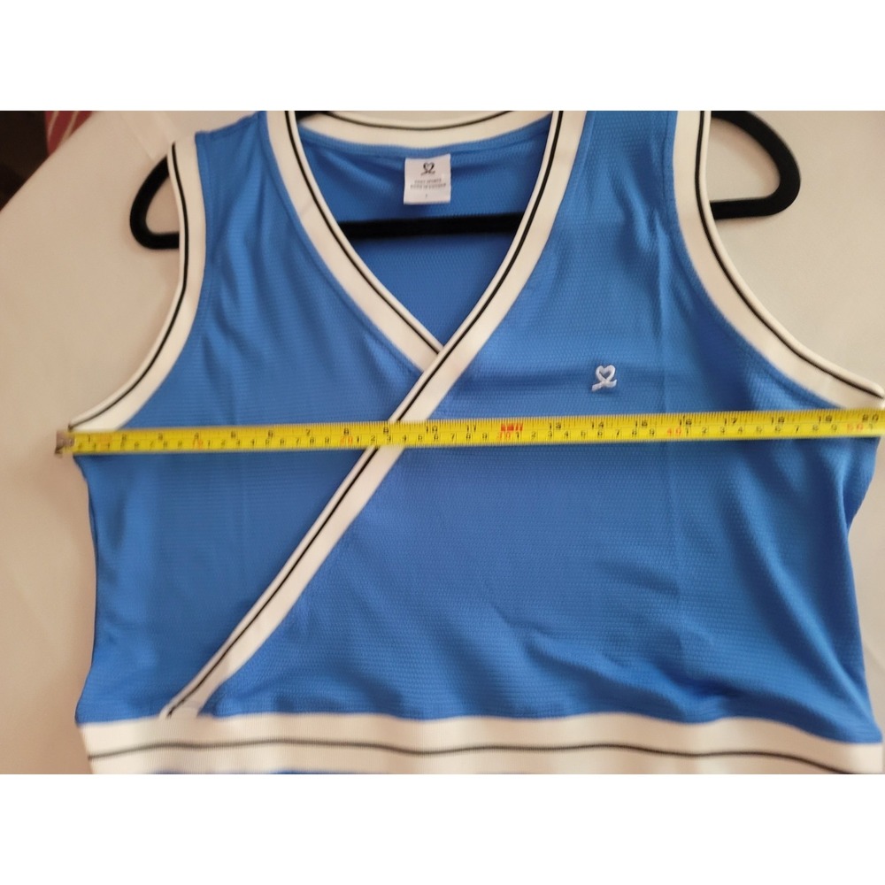 Daily Sports Sweden Tennis Dress Women's Large Blue Golf Athleisure Shorts Set - Picture 9 of 15